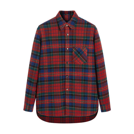 2020款新款格纹印花衬衫 商品图0