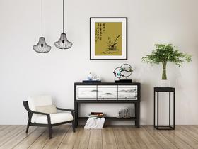 小林国画金笺系列装饰画 客厅装饰艺术/沙发背景墙/挂画