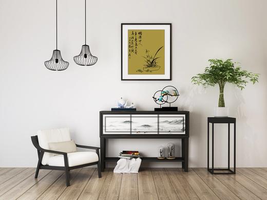 小林国画金笺系列装饰画 客厅装饰艺术/沙发背景墙/挂画 商品图0