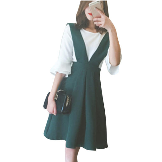 裁缝学苑 AG38女士背带裙套装洋气减龄瘦11服装切割图纸牛皮纸样 商品图4