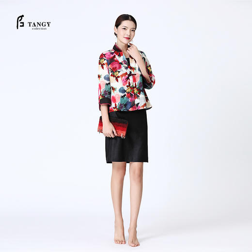 TANGY Collection天意桑蚕丝混纺外套 商品图0