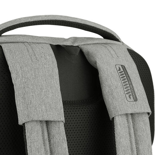 【美旅】轻便耐磨 男士通勤商务 挂套 舒适背负 伸缩减震肩带 电脑 眼镜 耳机 收纳 防盗 双肩包 TZ4 商品图3