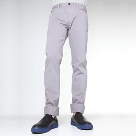 Marco Azzali 灰色星星绣花休闲裤 P5104400