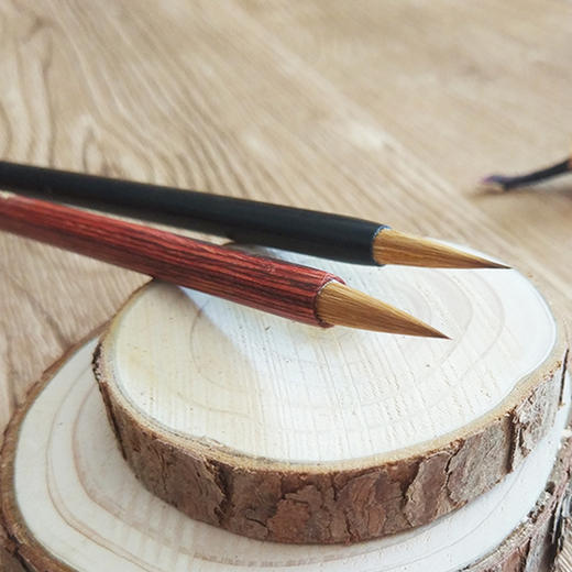 【朝花夕拾】纯狼毫冬狼北尾楷书良器，小到0.5cm的蝇头小楷，大到2-3cm的王羲之，赵孟頫小行书，写经抄经小楷书法，手札类,临习魏晋唐小楷皆宜 商品图3