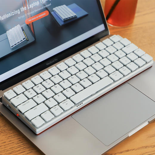 美国NuType F1机械键盘 苹果系列适用于所有蓝牙电脑iPad可蓝牙无线连接可Type-c接口有线连接 商品图6