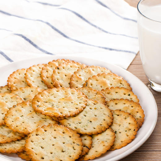 嘉顿/Garden 饼干零食 香葱味 香葱薄饼 独立4小包  450g/盒 商品图2