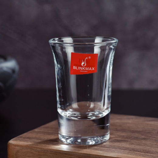 BLINKMAX 丽尊透明玻璃小酒杯 一口吞子弹杯 加厚型子弹杯 商品图1