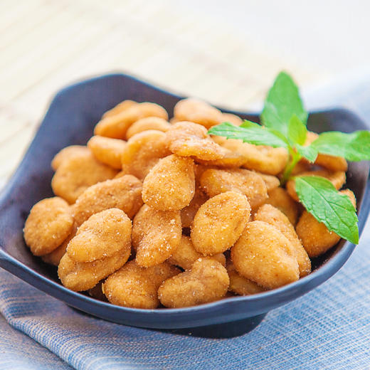 甘源 休闲零食 蚕豆 蟹黄味 坚果炒货 特产风味蚕豆瓣小吃 独立小包 200g/袋 商品图2