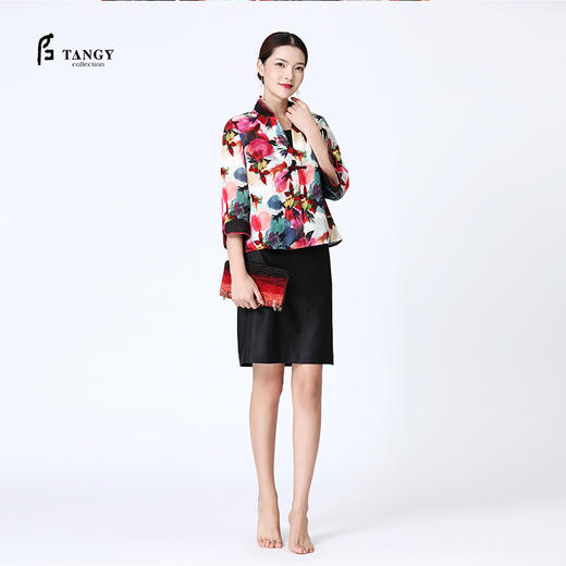 TANGY Collection天意弹力莨半裙 商品图0