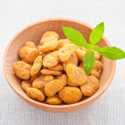 甘源 休闲零食 蚕豆 蟹黄味 坚果炒货 特产风味蚕豆瓣小吃 独立小包 200g/袋 商品图1