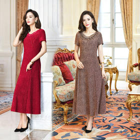 KQL-967239春装婚礼妈妈装连衣裙