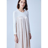 VIMAGE纬漫纪夏季女装宽松高腰A字褶皱连衣裙中长裙女裙V907579 商品缩略图2
