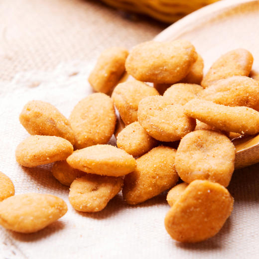 甘源 休闲零食 蚕豆 蟹黄味 坚果炒货 特产风味蚕豆瓣小吃 独立小包 200g/袋 商品图4