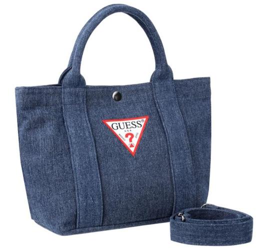 网红Guess Tote Bag时尚牛仔布料手提袋#625272韩国直邮JPY带授权招加盟代理 商品图1