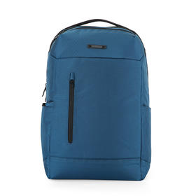 【美旅】轻便耐磨 男士通勤商务 挂套 舒适背负 伸缩减震肩带 电脑 眼镜 耳机 收纳 防盗 双肩包 TZ4