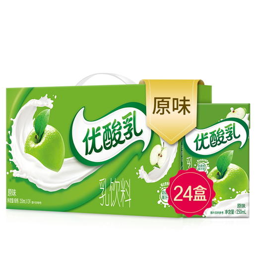 伊利 优酸乳原味乳饮料250ml*24盒/箱（礼盒装） 商品图1