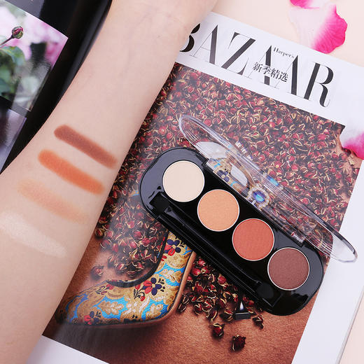 卡奇色彩 四色珠光眼影盘 商品图5