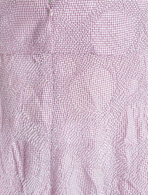 TYNVIE 翻腰装饰不规则裙摆半身裙 - 粉紫色 商品图3