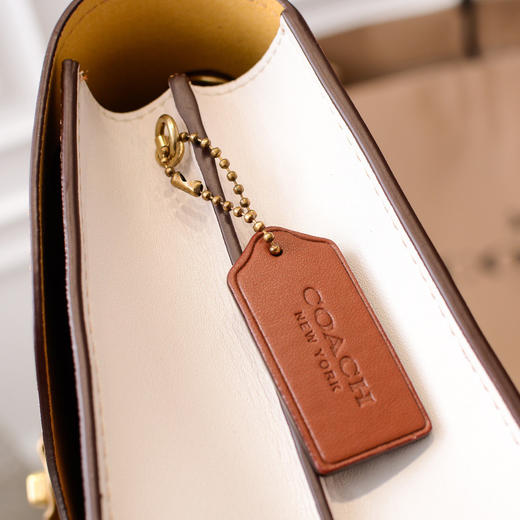 秋冬特价💰600 Coach蔻驰专柜新款 茶玫瑰旋锁PARKER链条包30585 商品图5