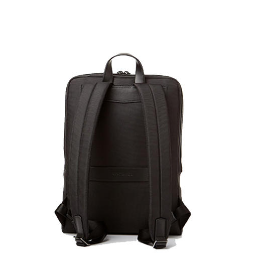 新秀丽电脑双肩包 简洁外观 PU拼接 商务时尚 DF0 商品图2