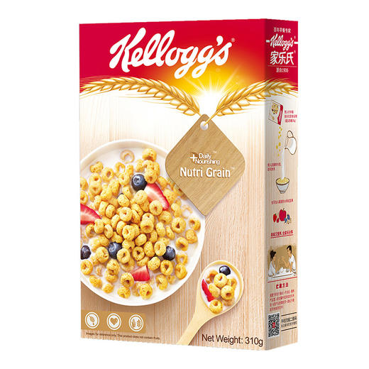 泰国进口 家乐氏（Kellogg’s）谷维滋即食营养谷物 进口冲调代餐 含燕麦早餐310g（新老包装随机发货） 商品图1