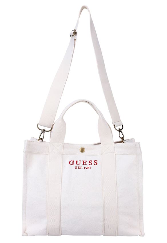 Guess Canvas Tote Bag女用帆布手提袋#628555韩国直邮JPY带授权招加盟代理