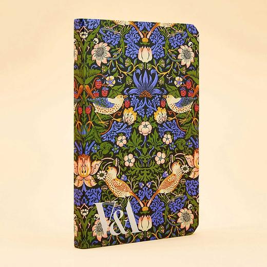 V&A博物馆草莓小偷系列硬壳笔记本小号便携记事本复古文艺日记本 商品图3