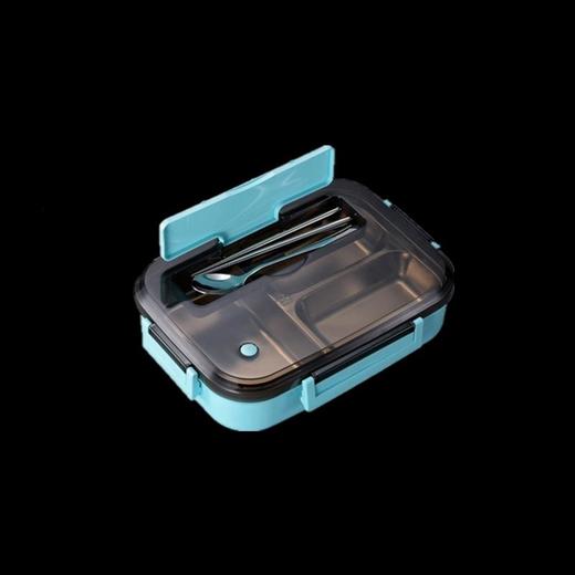 【会员价：139元】广电优选  诺顿NORTON 斯德宝便当盒1500ML分格餐盒饭盒保温加热304不锈钢内置不锈钢餐具加热保温饭菜蓝色（5GSDB1500） 商品图3