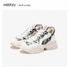 westory2020春季新款圆头潮趣涂鸦老爹鞋岫岩运动鞋女W20AM51641 商品缩略图1