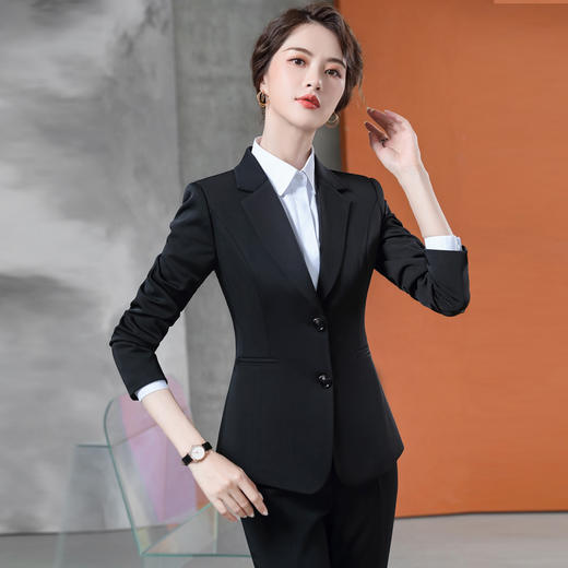 LL-20912时尚气质灰色职业西装套装 商品图0