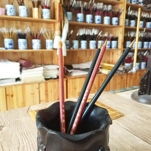 【朝花夕拾】纯狼毫冬狼北尾楷书良器，小到0.5cm的蝇头小楷，大到2-3cm的王羲之，赵孟頫小行书，写经抄经小楷书法，手札类,临习魏晋唐小楷皆宜 商品图4