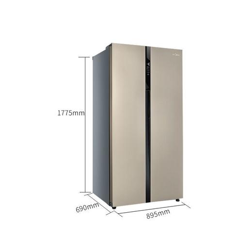 美的（Midea） BCD-545WKMQ(芙蓉金) 对开门冰箱风冷无霜家用多门电冰箱 冰箱 商品图2