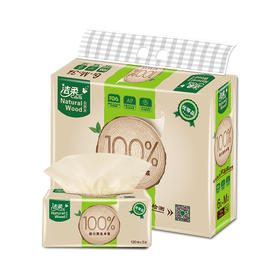 洁柔自然木130抽6包装软抽 MR001-01