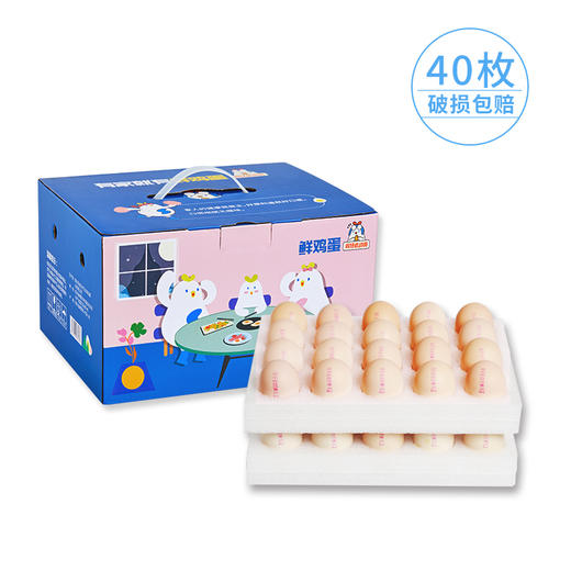 鸡仔总动员&鲜鸡蛋    40枚 商品图0
