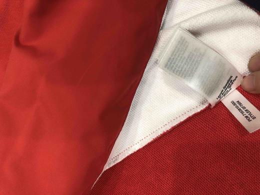 这个厉害了！法鳄首席设计师亲自操刀设计春秋红白色针织梭织拼接Olympic卫衣男女情侣款正品保真 商品图8