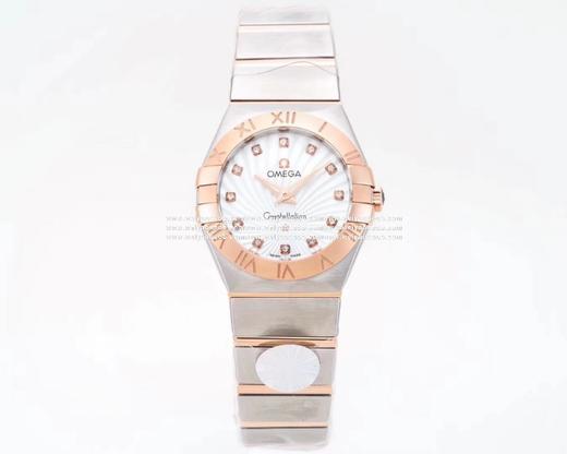 【SSS最新升级版】星座系列27MM、修正圈口罗马字体做法及后盖天文台认证浮雕图案细节;表带扣面logo采用烧焊工艺.彻底解决logo脱掉，内部依旧搭载了欧家1376正品机芯！真正意义上给 商品图1