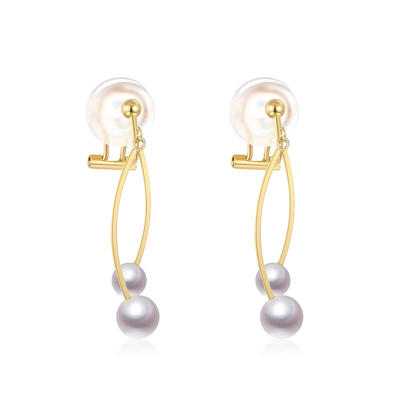 【挚友限定】悦甄Rejoy素川 10K金akoya珍珠耳夹（封板福利 无质量问题不接受7天无理由）