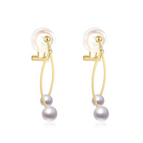 【挚友限定】悦甄Rejoy素川 10K金akoya珍珠耳夹（封板福利 无质量问题不接受7天无理由）