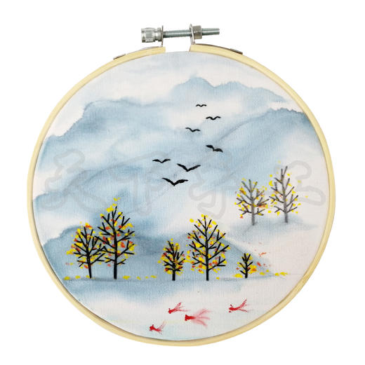 刺绣风景系列材料包