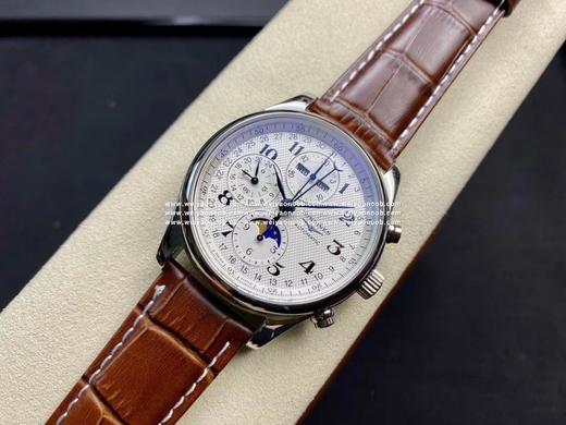 TW 台湾厂 浪琴名匠优雅系列 八针月相 42mm和40毫米男表，官方型号L2.773.4.78.3（具体型号看颜色搭配），原装分解开模生产，全线按正品工序组装质检，316L精钢表壳， 商品图4