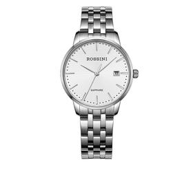 罗西尼5912W01A启迪系列简约日历儒雅石英手表情侣手表男士女士手表