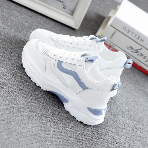 2020春夏新款ins超火小白鞋潮流百搭时尚运动鞋厚底学生低帮板鞋 商品图2