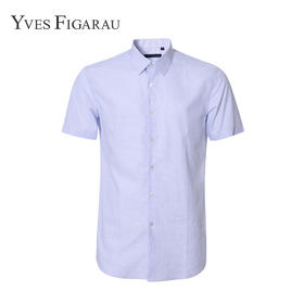 YvesFigarau伊夫·费嘉罗夏季商务休闲简约舒适透气短袖衬衫890403