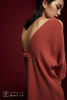 AtelierMissLu /Munoz-肉桂橘V领露背连身裙 商品缩略图6