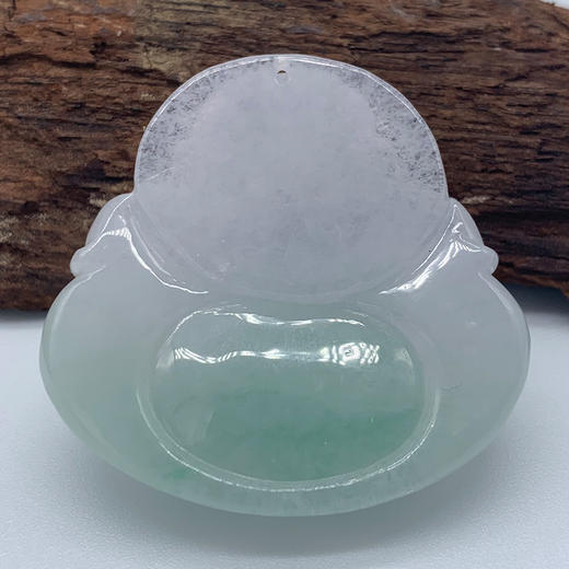 派瑞翡翠 翡翠佛 糯冰种 冰绿色 商品图2