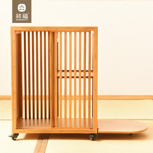 祥福 新茶水柜竹制茶水柜  库存需线下核实 请咨询后再下单 商品图0