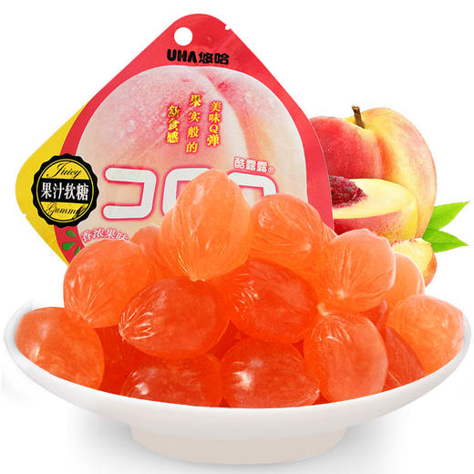 悠哈白桃果汁软糖52g 商品图0