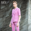 IWY/洋气浅紫色短袖西装职业装女套装名媛气质女神范时尚正装202002C1+P1 商品缩略图5