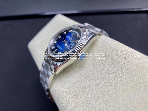 EW Factory最新力作V2升级版 劳力士Rolex星期日志型36 搭载原版3255自动机械机芯128238系列腕表，36毫米直径，研发耗时16个月！原版1比1开模。重点升级了以下几个要点： 商品图4