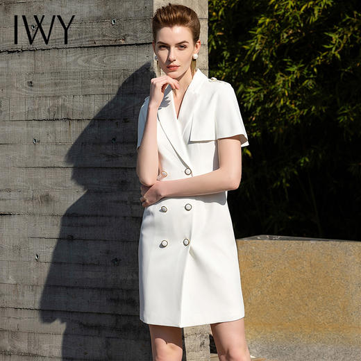 IWY/斗篷披肩白色连衣裙202080Q1 商品图2